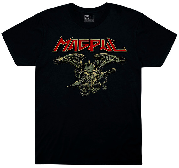 Magpul MAG1220-001-2X Heavy Metal T-Shirt Black 2XL Short Sleeve
