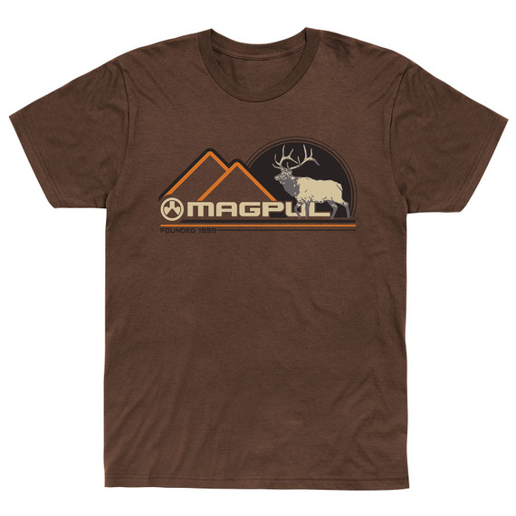 Magpul MAG1234-203-XL Wapiti Brown Heather Short Sleeve XL