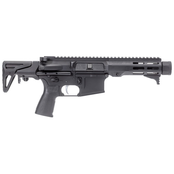 Maxim Defense Industries MD15, Semi-auto, Short Barreled Rifle, 556NATO, 5.5 in Barrel, Anodized Finish, Black, Maxim Defense HATEBRAKE, SCW Stock System, M-LOK Free Float Handguard, ALG Combat Trigger, Reptilia Grip, 20 Rounds, 1 Mag MXM-48563