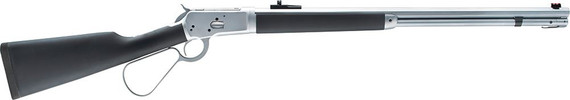 Taylors & Company 220110 1892 Alaskan Take-Down 44 Rem Mag Caliber with 10+1 Capacity, 20 in Barrel, Matte Chrome Metal Finish & SoftTouch Black Synthetic Stock Right Hand (Full Size), Rifle