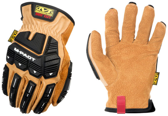 MECHANIX WEAR LDMP-C75-010 Durahide M-Pact Driver F9-360 Large Tan DuraHide Leather