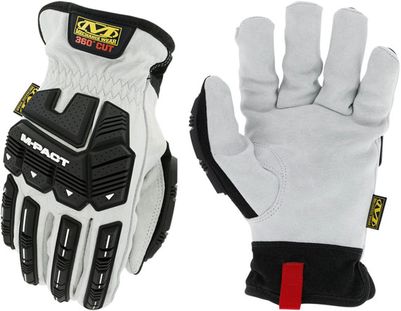 MECHANIX WEAR LDMPHD-X00-0 Durahide M-Pact HD Driver F8-360 Medium White DuraHide Leather