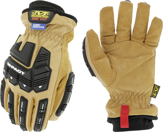 MECHANIX WEAR LDMP-X95-012 Durahide M-Pact Insulated Driver F9-360 2XL Tan DuraHide Leather