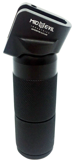 Mid-Evil Industries 360ARG Adjustable Rifle Grip Black Anodized Aluminum with 360 Degree Adjustability