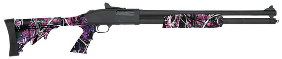 Mossberg 500 Special Purpose Shotgun 54303, 20 Gauge, 20 in BBL, 3 in Chmbr, Blued Finish, Syn Muddy Girl Stock, 8+1 Rds