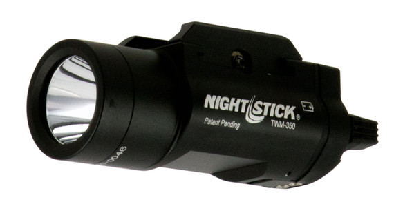 Nightstick TWM352 Weapon Mounted Tactical Cree Led 350 Lumens CR123 (2) Battery Black 6061 T6 Aluminum