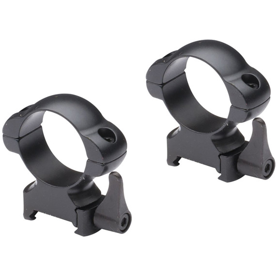 Nikko Stirling Diamond Steel Scope Rings 30MM High Quick Release NSMQR30WH