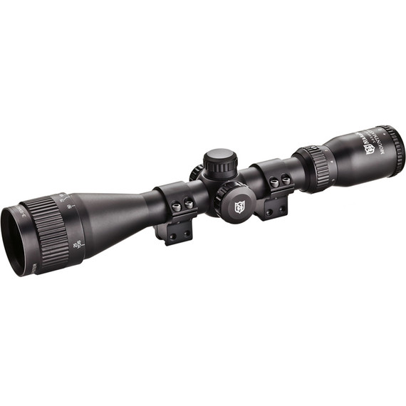 Nikko Stirling Mountmaster Scope 4-12x50 AO HMD with Weaver Rings NMM41250AOW