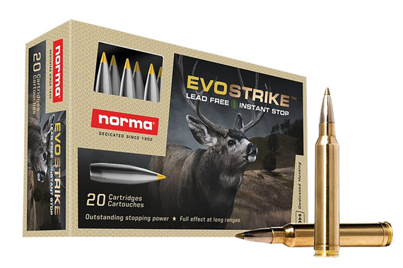 Norma Ammunition 20177372 Dedicated Hunting Evostrike 300 Win Mag 139 gr Hollow Point Boat Tail 20 Per Box/ 10 Cs