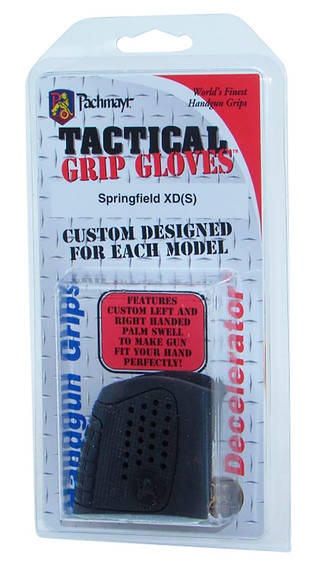 Pachmayr 05178 Tactical Grip Glove made of Rubber with Black Finish for Springfield XD-S