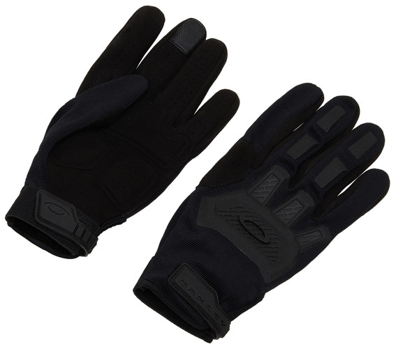 Oakley FOS900407 Flexion T Black Touchscreen Polyester, Nylon, Elastane, Rubber Large
