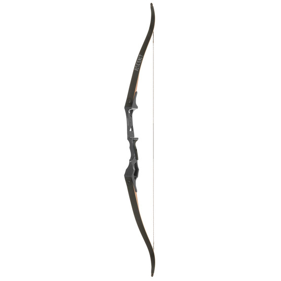 October Mountain Ascent Recurve Bow Black 58 in 50 lbs RH OMP81234