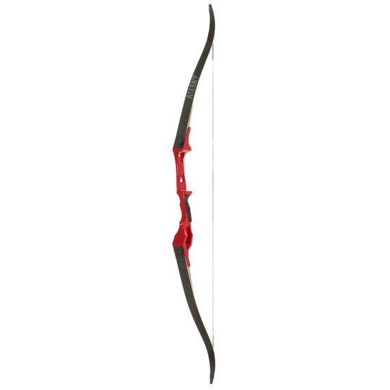 October Mountain Ascent Recurve Bow Red 58 in 35 lbs RH OMP81211