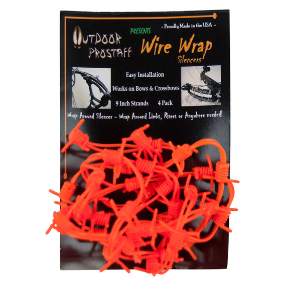 Outdoor Prostaff Wire Wrap Silencers Orange OP41