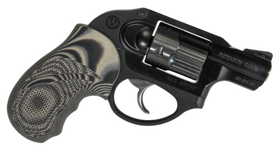 Pachmayr 61232 G10 Grip Ruger LCR Gray/Black G10