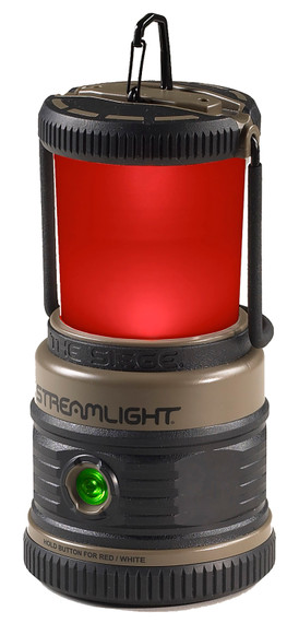 Streamlight 44931 The Siege 55/275/540 Lumens Red/White C4 LED Bulb Coyote Lantern
