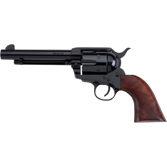 Pietta 1873 Maverick Transfer Bar Revolver 22 LR 55 in Blue Walnut Grip 10 shot HF22B512NM