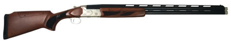 Pointer Clay Over/Under Shotgun KPS1012C30, 12 Gauge, 30 in BBL, 3 in Chmbr, Raised Rib, Silver Rcvr, Walnut Stock w/Adj Comb, 2 Rds