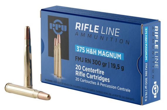 PPU Standard Rifle Ammunition 375 H&H Magnum | PP375F