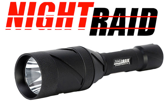Predator Tactics 97458 Night Raid Light Kit Matte Black Green Filter 275 yds Range