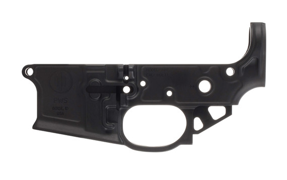 PWS Firearms MK 1 MOD 2 Stripped Lower Receiver, Multi-Caliber, 7075 T6 Aluminum, Black | 2M100SM1B