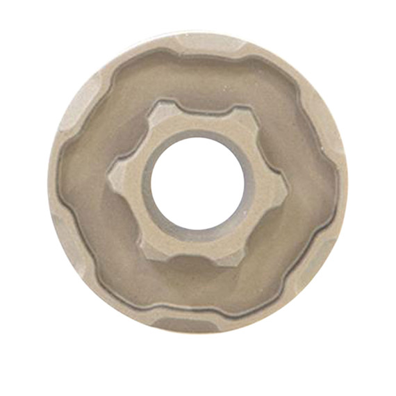 Q LLC FRONTCAPER22 Erector End Cap 22 Cal 7075 Aluminum Clear Hardcoat Anodized