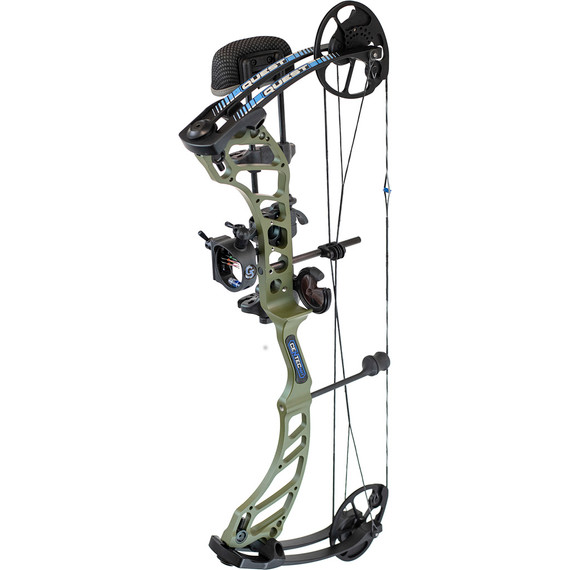 Quest Centec NXT Bow Package Army Green/Black 26in 45 lb RH CNPKGR2545-AGBK