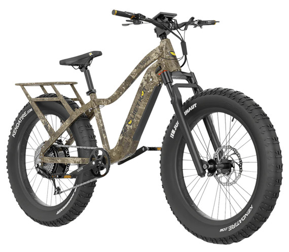 QuietKat Inc 22-RAN-10-TTC-17 Ranger True Timber Camo Medium 56 in to 6/Shimano/7-speed 1000 Watt/Hub-Drive Motor