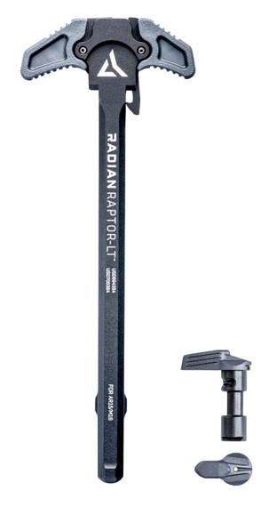 RADIAN WEAPONS R0292 Raptor-LT Charging Handle with Talon Safety AR-15, M16 Stealth Gray Aluminum/Polymer