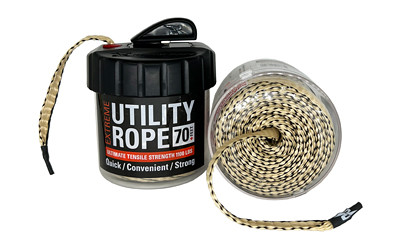 Rapid Rope Mini Refill Tan Cartridge RRMRT6171, Refill Canister, Extreme Utility Rope, 70 Feet, Rated For 1100 lbs RRMRT6171
