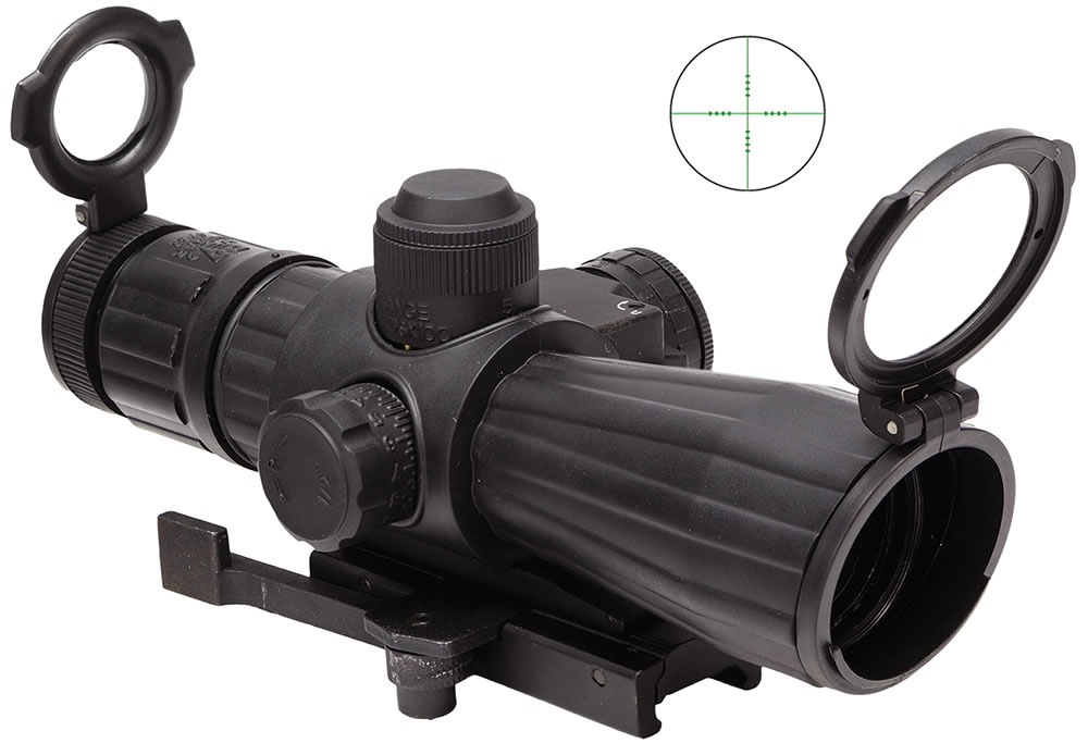 NCStar Mark III Rubber Tactical Rifle Scope SRTM432G 4x 32mm Obj