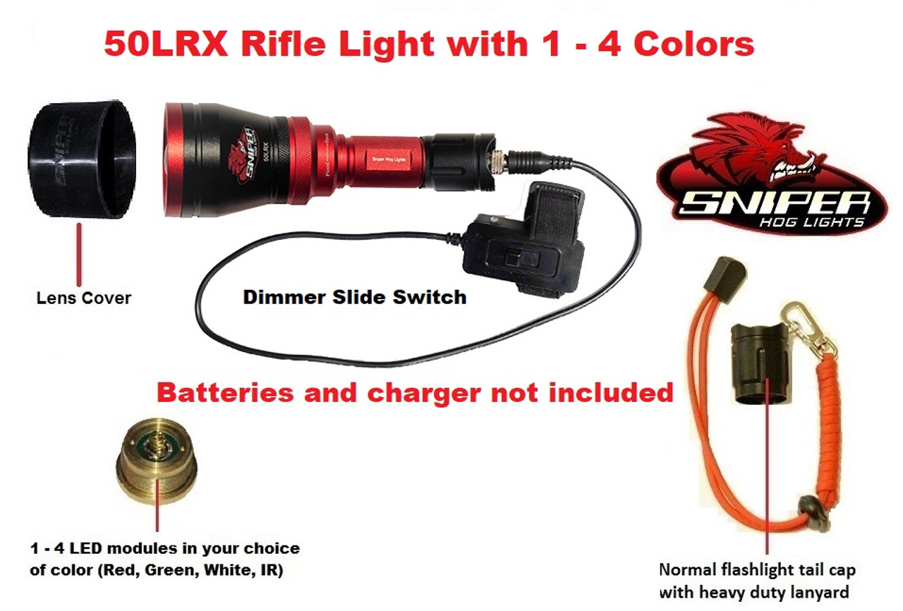 50LRX Rifle light 1 - 4 colors