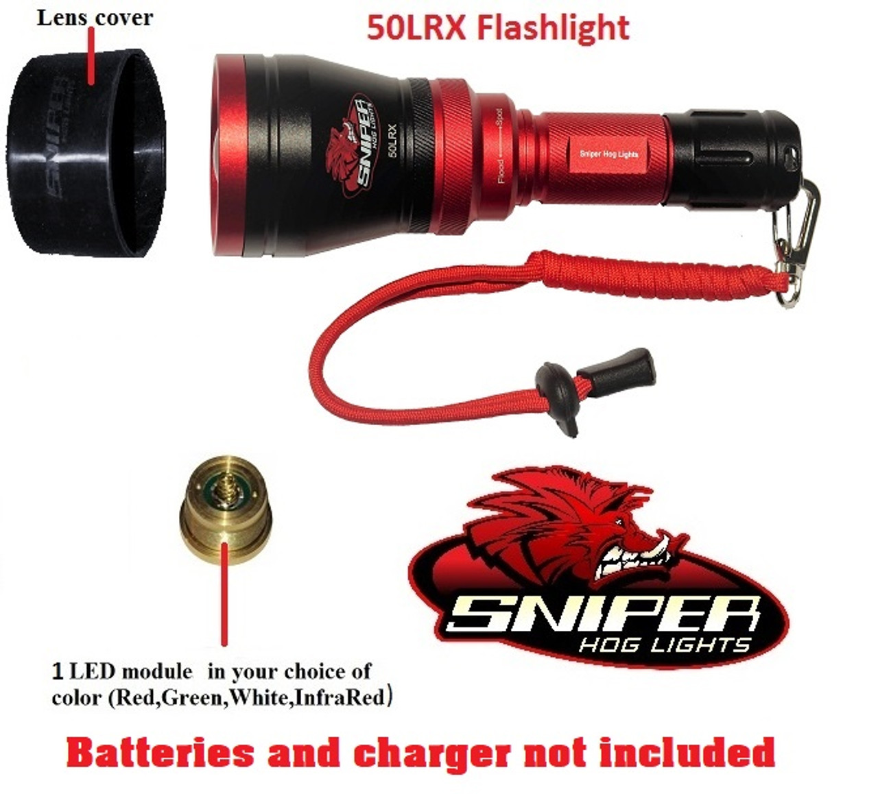 50LRX Flashlight 1-4 colors 50LRX Flashlight 1-4 colors