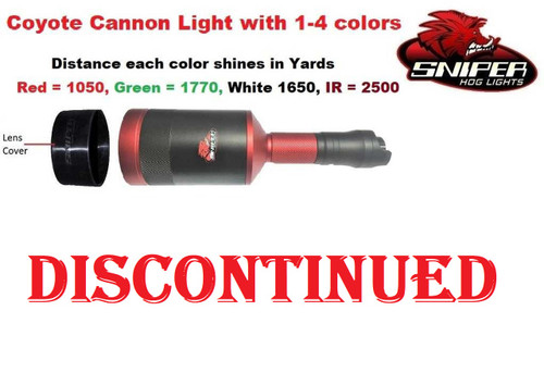 Coyote Cannon Light With 1 - 4 colors
