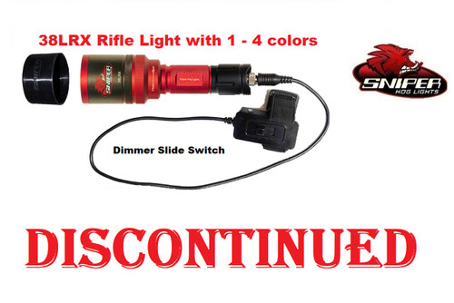 38LRX Rifle light with 1 - 4 colors 38LRX Rifle light with 1 - 4 colors