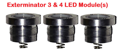 Exterminator 3 & 4 feeder light LED modules for night hunting fishing tracking and outdoor use.