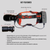 Key features of the 50KAP headlamp including balanced design, adjustable head strap, battery pack, water resistance, and focusable head.