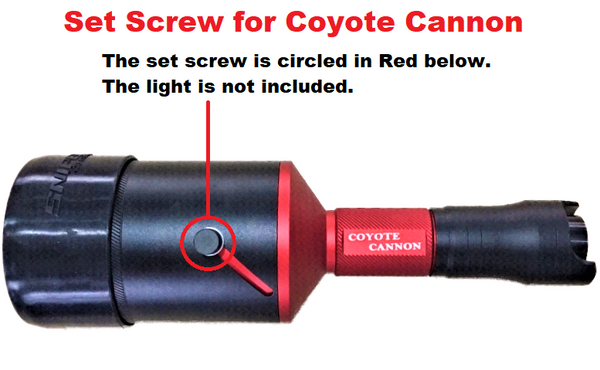 Coyote Cannon set screw