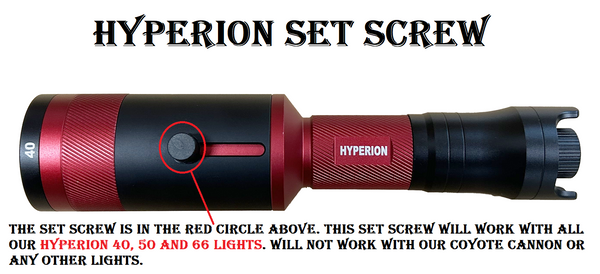 Hyperion set screw