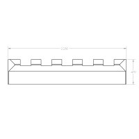 Freeland (American) to Picatinny Rail Bipod Adapter