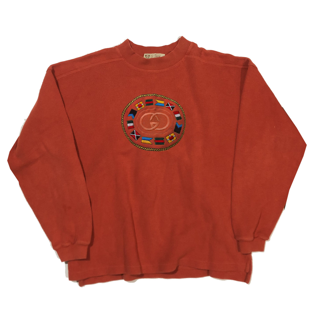gucci college sweater