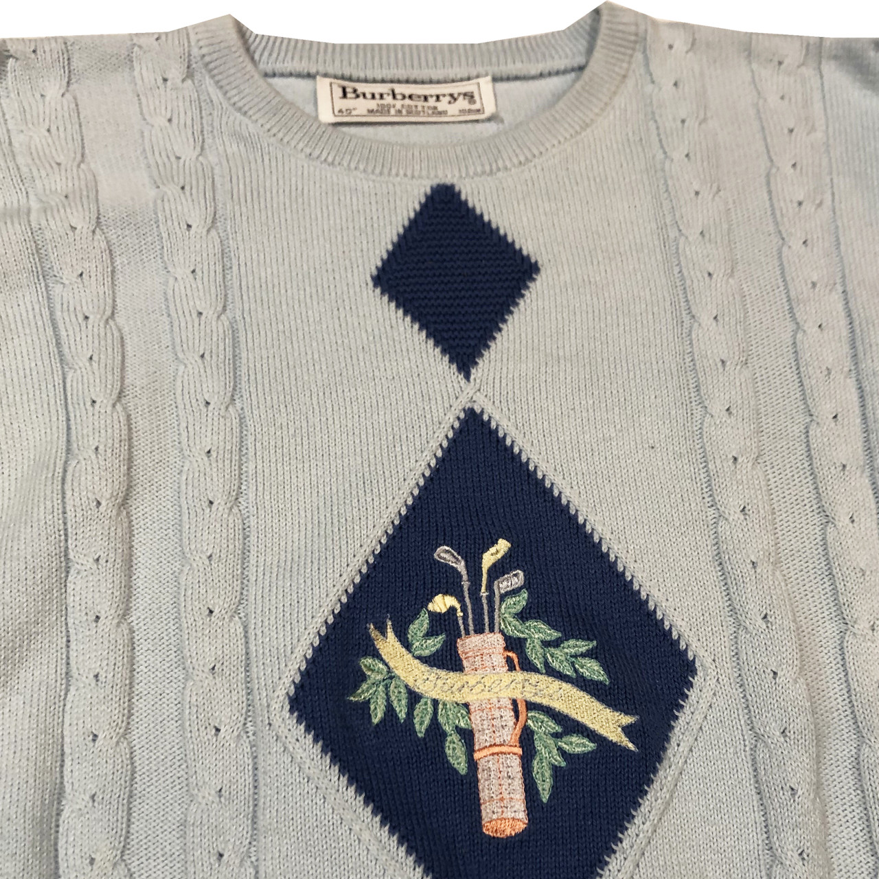 burberry golf sweater