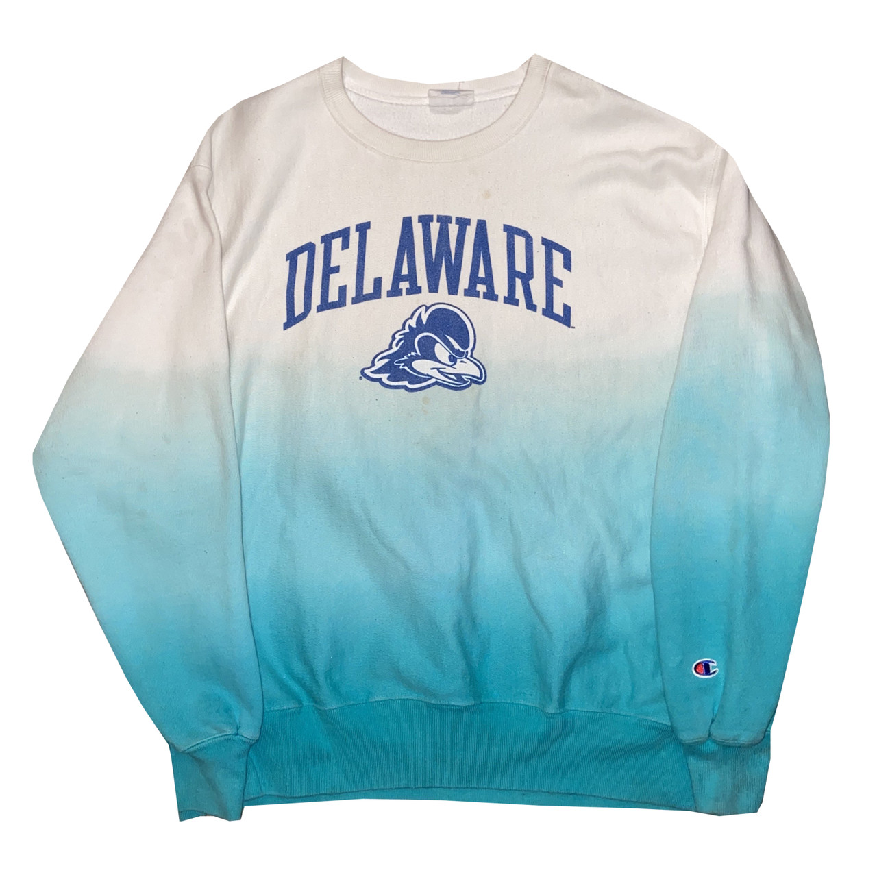 Champion Reverse Weave University Of Delaware Gradient Crewneck