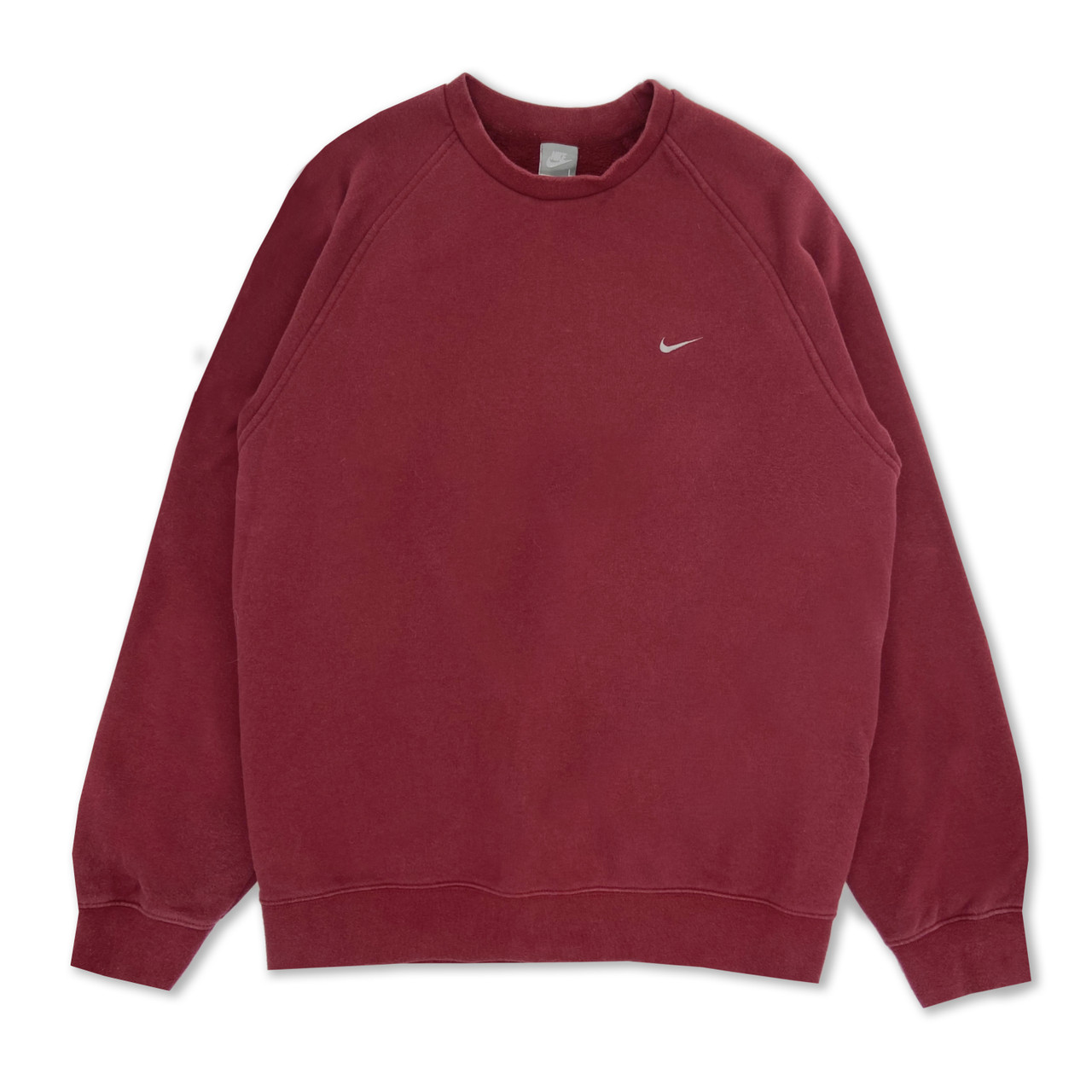 nike check crew neck