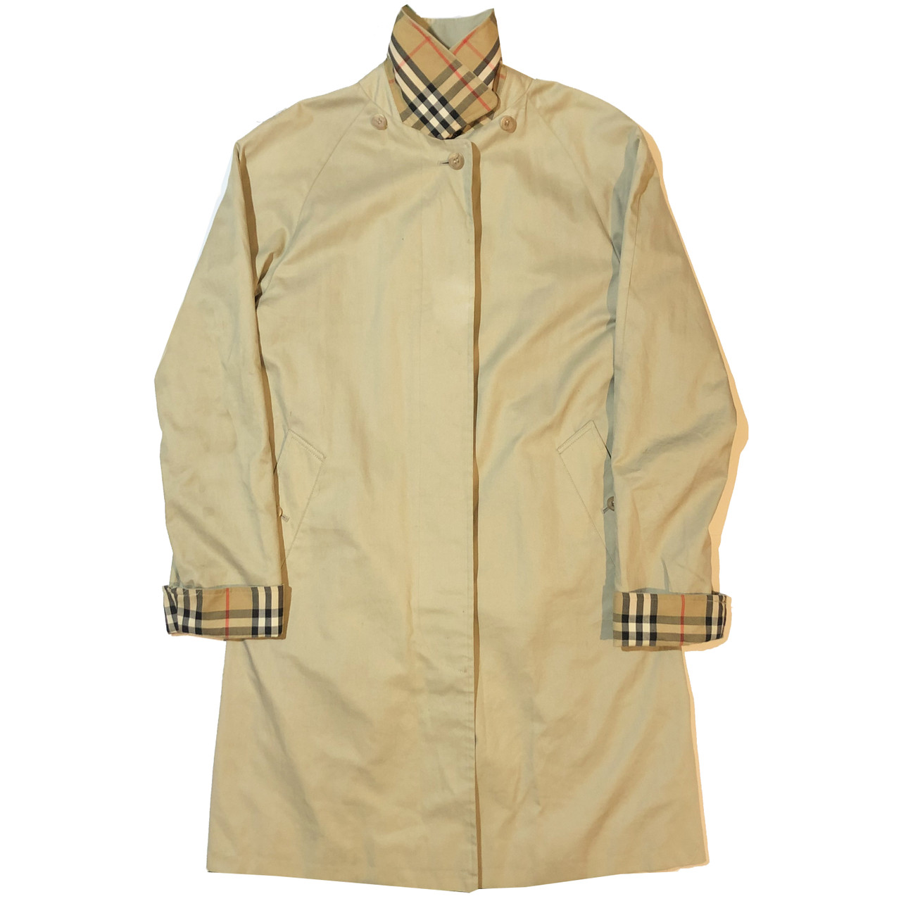 vintage burberry ladies trench coat