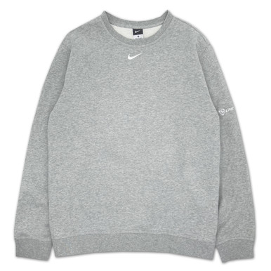 nike swoosh crewneck black