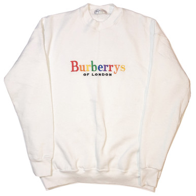 burberry rainbow logo sweatshirt