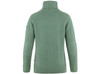 Fjallraven Women's Ovik Cable Knit Roller Neck - Patina Green