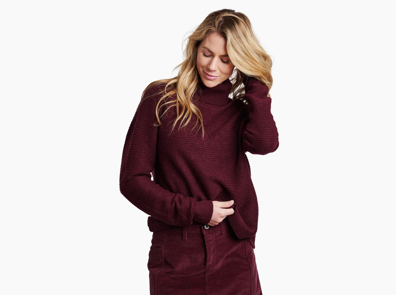 KUHL W Solace Sweater ZINFANDEL