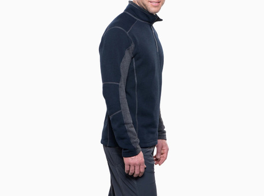 Kuhl Men's Revel 1/4 Zip Fleece - Mutiny Blue-Steel